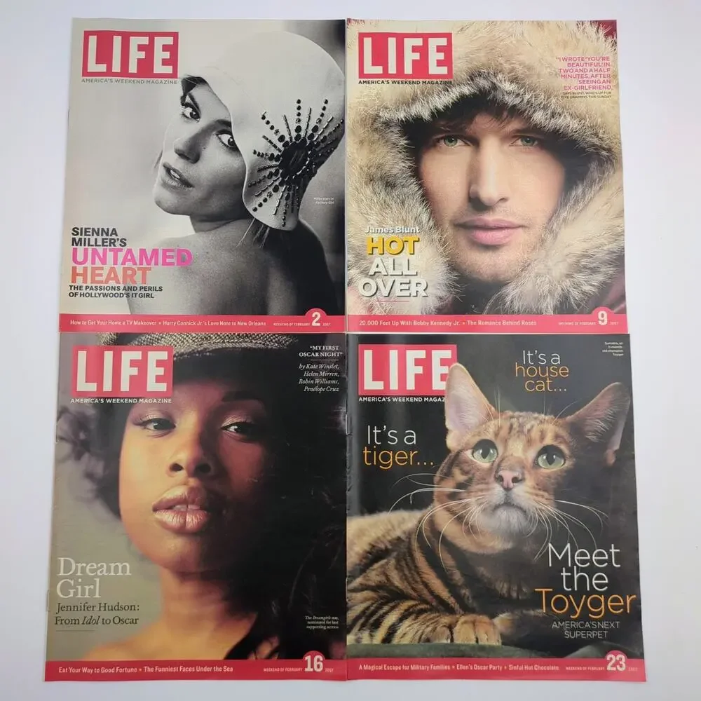 Life Weekend Magazine 11 Issue Lot 2007 Jennifer Hudson Chris Rock James Blunt